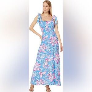 Lilly Pulitzer NWT Kailua Smocked Maxi Dress